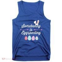 Some Bunny Easter Pregnancy Announcet For Expecting Mom Great Gift Tank Top thumb 0