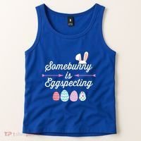 Some Bunny Easter Pregnancy Announcet For Expecting Mom Great Gift Tank Top thumb 2