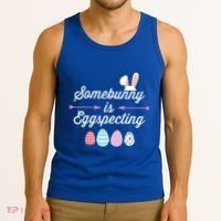 Some Bunny Easter Pregnancy Announcet For Expecting Mom Great Gift Tank Top thumb 3