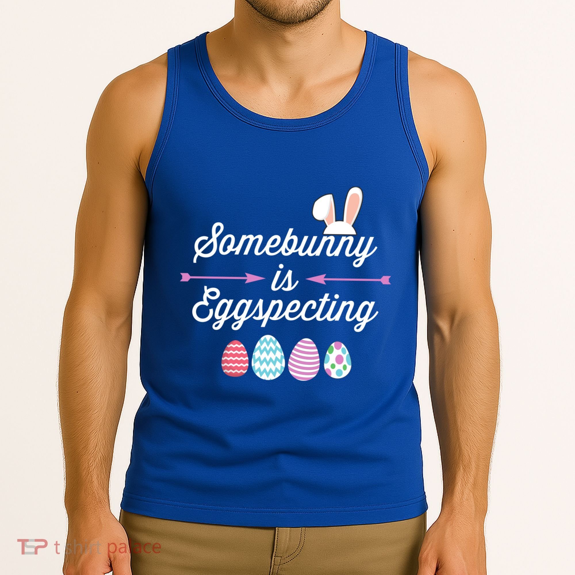 Some Bunny Easter Pregnancy Announcet For Expecting Mom Great Gift Tank Top