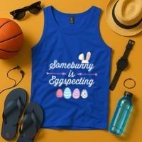 Some Bunny Easter Pregnancy Announcet For Expecting Mom Great Gift Tank Top thumb 4