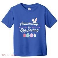 Some Bunny Easter Pregnancy Announcet For Expecting Mom Great Gift Toddler T-Shirt thumb 0