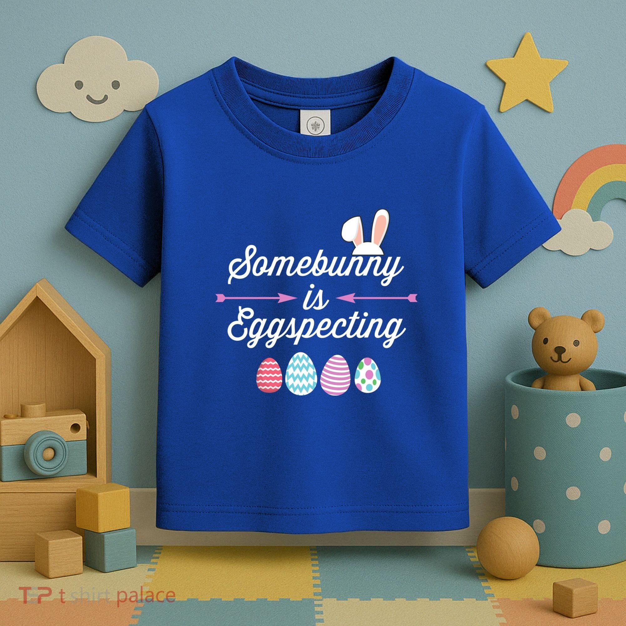Some Bunny Easter Pregnancy Announcet For Expecting Mom Great Gift Toddler T-Shirt