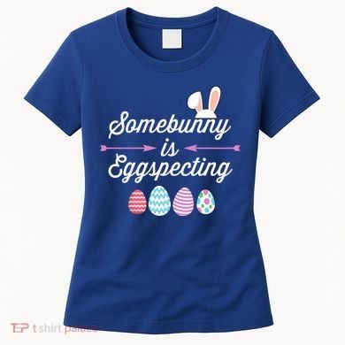 Some Bunny Easter Pregnancy Announcet For Expecting Mom Great Gift Women's T-Shirt
