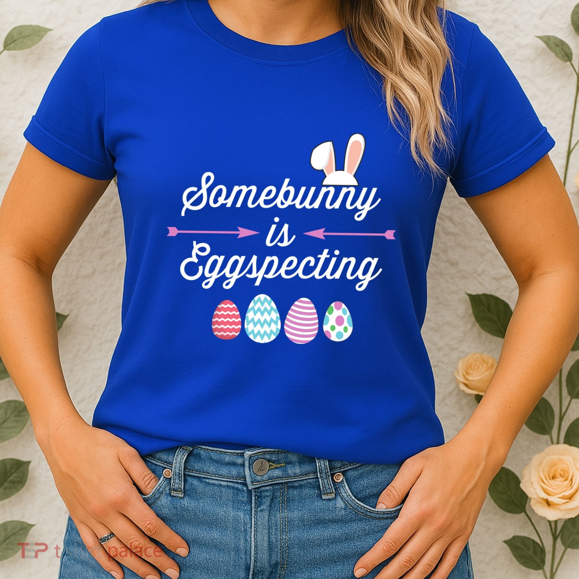 Some Bunny Easter Pregnancy Announcet For Expecting Mom Great Gift Women's T-Shirt