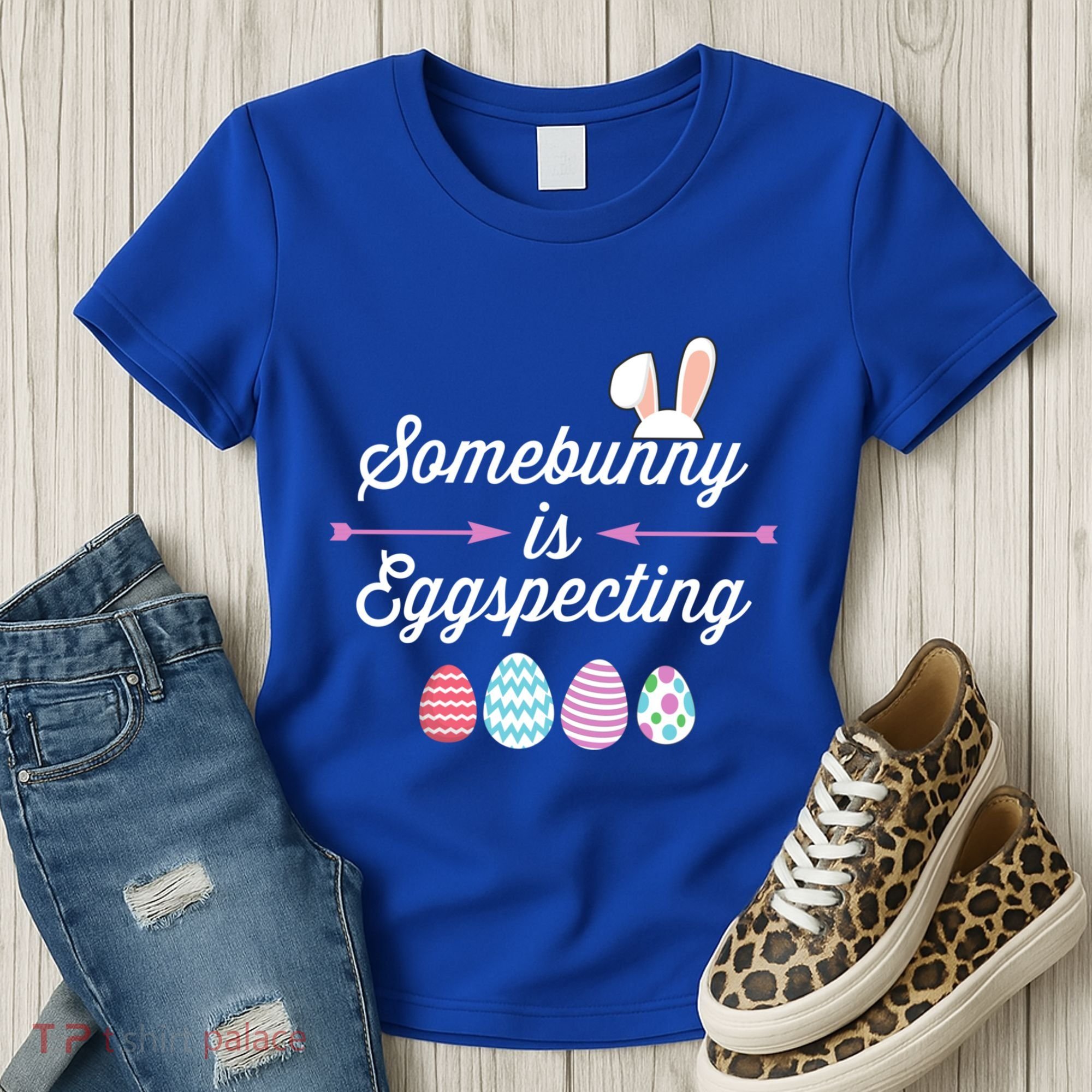 Some Bunny Easter Pregnancy Announcet For Expecting Mom Great Gift Women's T-Shirt