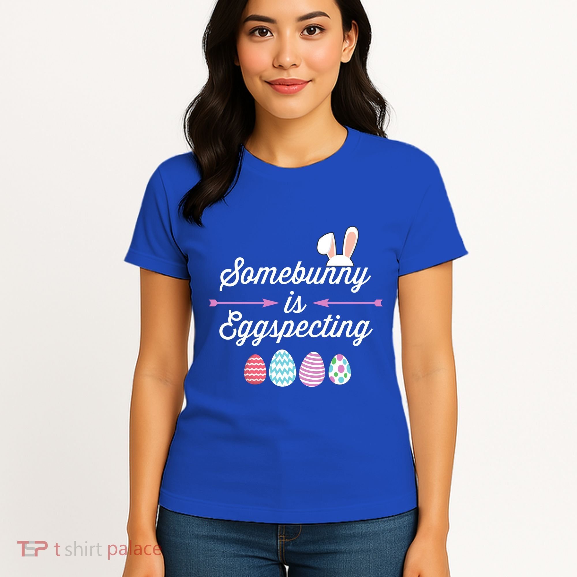 Some Bunny Easter Pregnancy Announcet For Expecting Mom Great Gift Women's T-Shirt