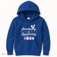 Some Bunny Easter Pregnancy Announcet For Expecting Mom Great Gift Kids Hoodie thumb 0