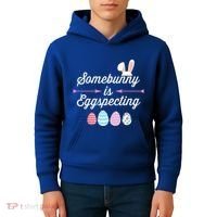 Some Bunny Easter Pregnancy Announcet For Expecting Mom Great Gift Kids Hoodie thumb 4