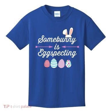 Some Bunny Easter Pregnancy Announcet For Expecting Mom Great Gift Kids T-Shirt