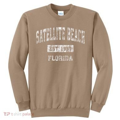 Satellite Beach Florida Fl Vintage Established Sweatshirt