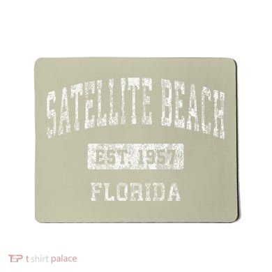 Satellite Beach Florida Fl Vintage Established Mousepad