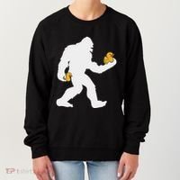 Sasquatch Big Foot Yetti Rubber Duck Women's Sweatshirt thumb 0