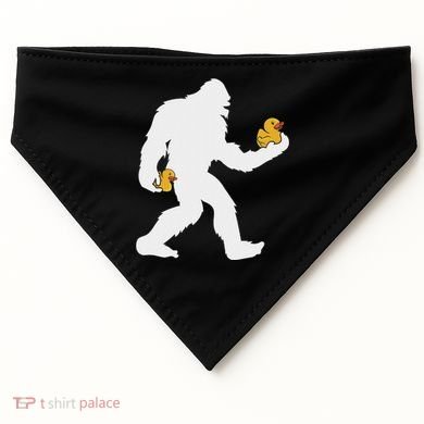 Sasquatch Big Foot Yetti Rubber Duck USA-Made Doggie Bandana
