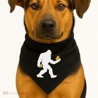 Sasquatch Big Foot Yetti Rubber Duck USA-Made Doggie Bandana thumb 1