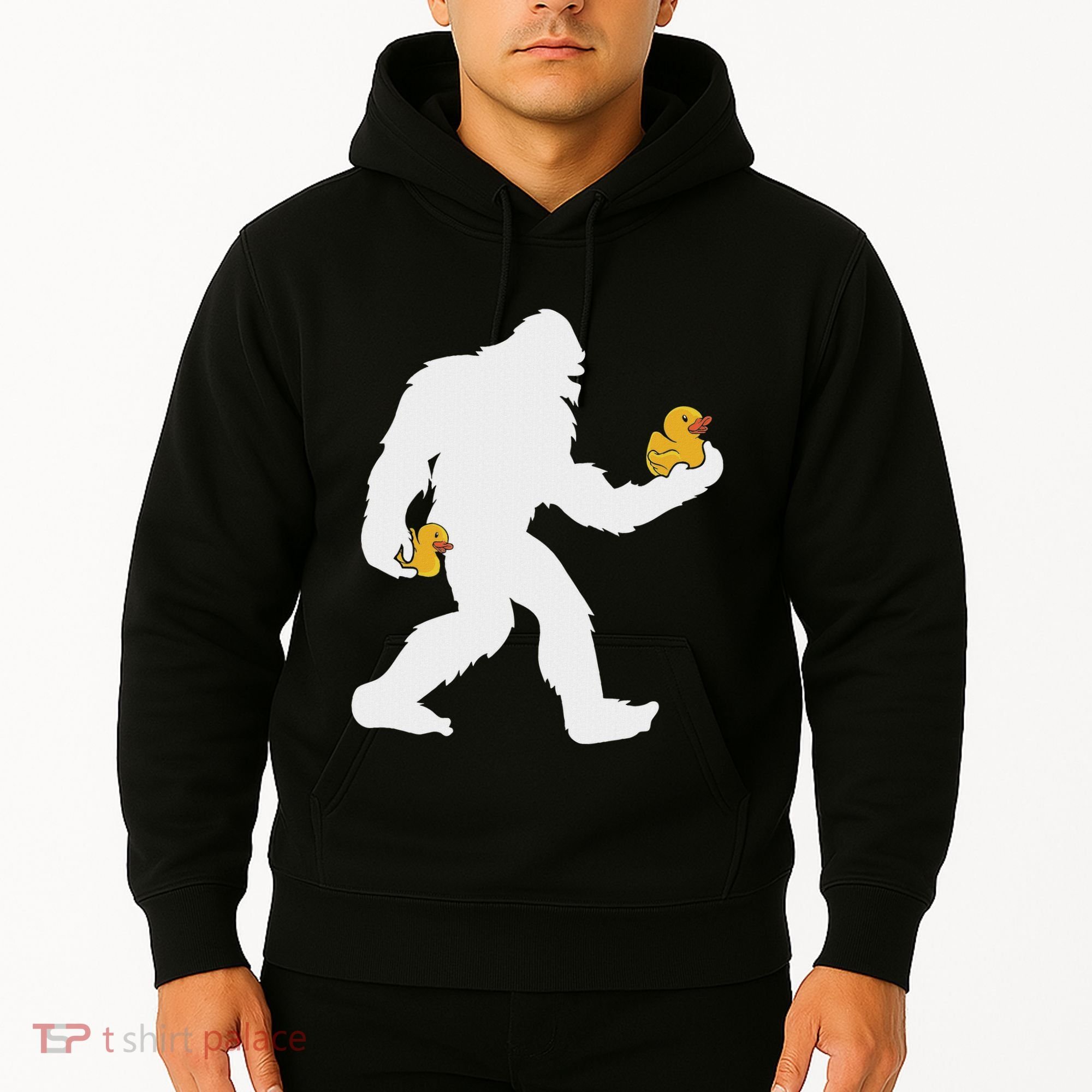 Sasquatch Big Foot Yetti Rubber Duck Hoodie