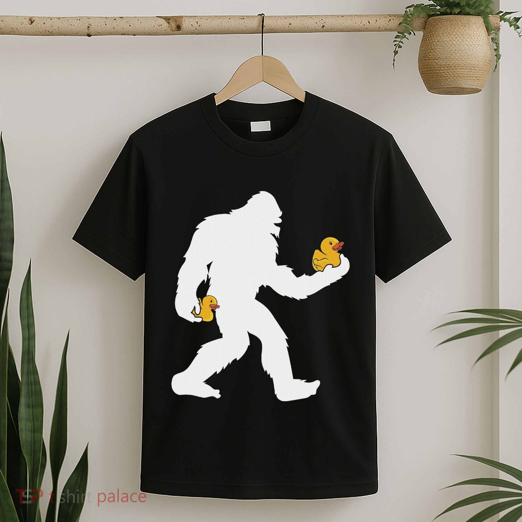 Sasquatch Big Foot Yetti Rubber Duck T-Shirt