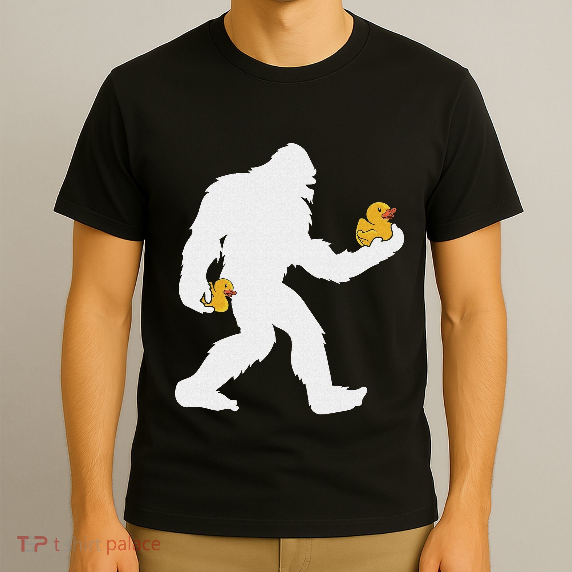 Sasquatch Big Foot Yetti Rubber Duck T-Shirt