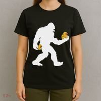 Sasquatch Big Foot Yetti Rubber Duck T-Shirt thumb 4
