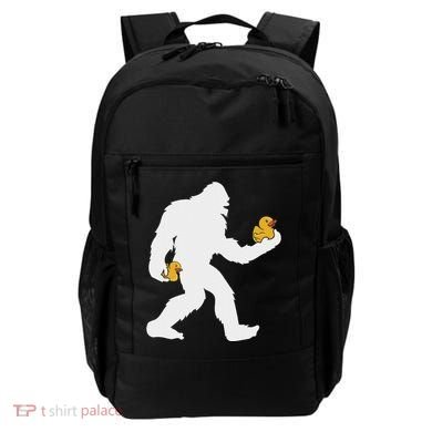 Sasquatch Big Foot Yetti Rubber Duck Backpack