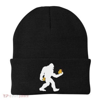 Sasquatch Big Foot Yetti Rubber Duck Beanie