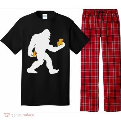 Sasquatch Big Foot Yetti Rubber Duck Pajama Set