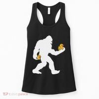 Sasquatch Big Foot Yetti Rubber Duck Women's Tank Top thumb 0