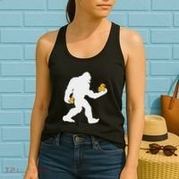 Sasquatch Big Foot Yetti Rubber Duck Women's Tank Top thumb 2