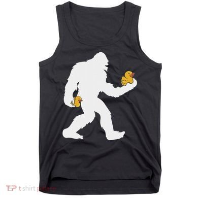 Sasquatch Big Foot Yetti Rubber Duck Tank Top