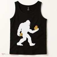 Sasquatch Big Foot Yetti Rubber Duck Tank Top thumb 2
