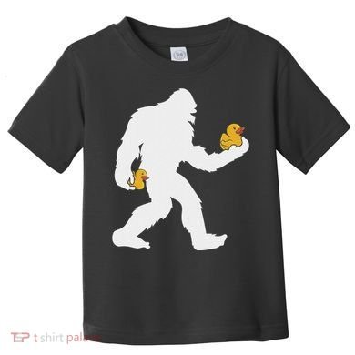 Sasquatch Big Foot Yetti Rubber Duck Toddler T-Shirt