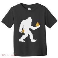 Sasquatch Big Foot Yetti Rubber Duck Toddler T-Shirt thumb 0