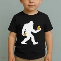 Sasquatch Big Foot Yetti Rubber Duck Toddler T-Shirt thumb 2