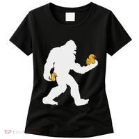 Sasquatch Big Foot Yetti Rubber Duck Women's T-Shirt thumb 0