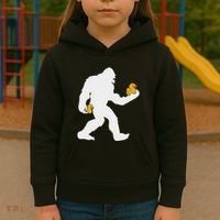 Sasquatch Big Foot Yetti Rubber Duck Kids Hoodie thumb 3