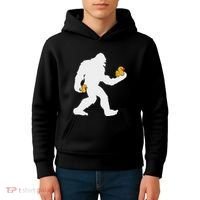 Sasquatch Big Foot Yetti Rubber Duck Kids Hoodie thumb 4