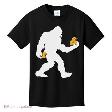 Sasquatch Big Foot Yetti Rubber Duck Kids T-Shirt