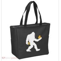 Sasquatch Big Foot Yetti Rubber Duck Tote Bag thumb 2