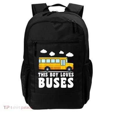 School Bus Funny Bus Lover This loves Buses Backpack
