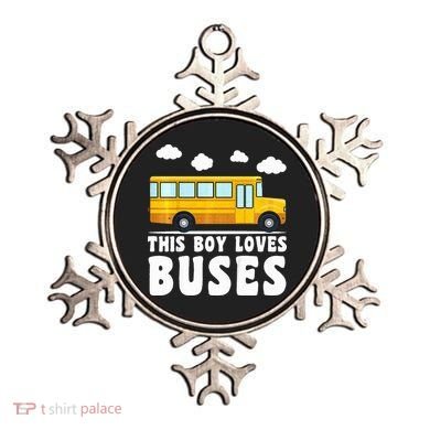 School Bus Funny Bus Lover This loves Buses Ornament