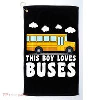 School Bus Funny Bus Lover This loves Buses Golf Towel thumb 0