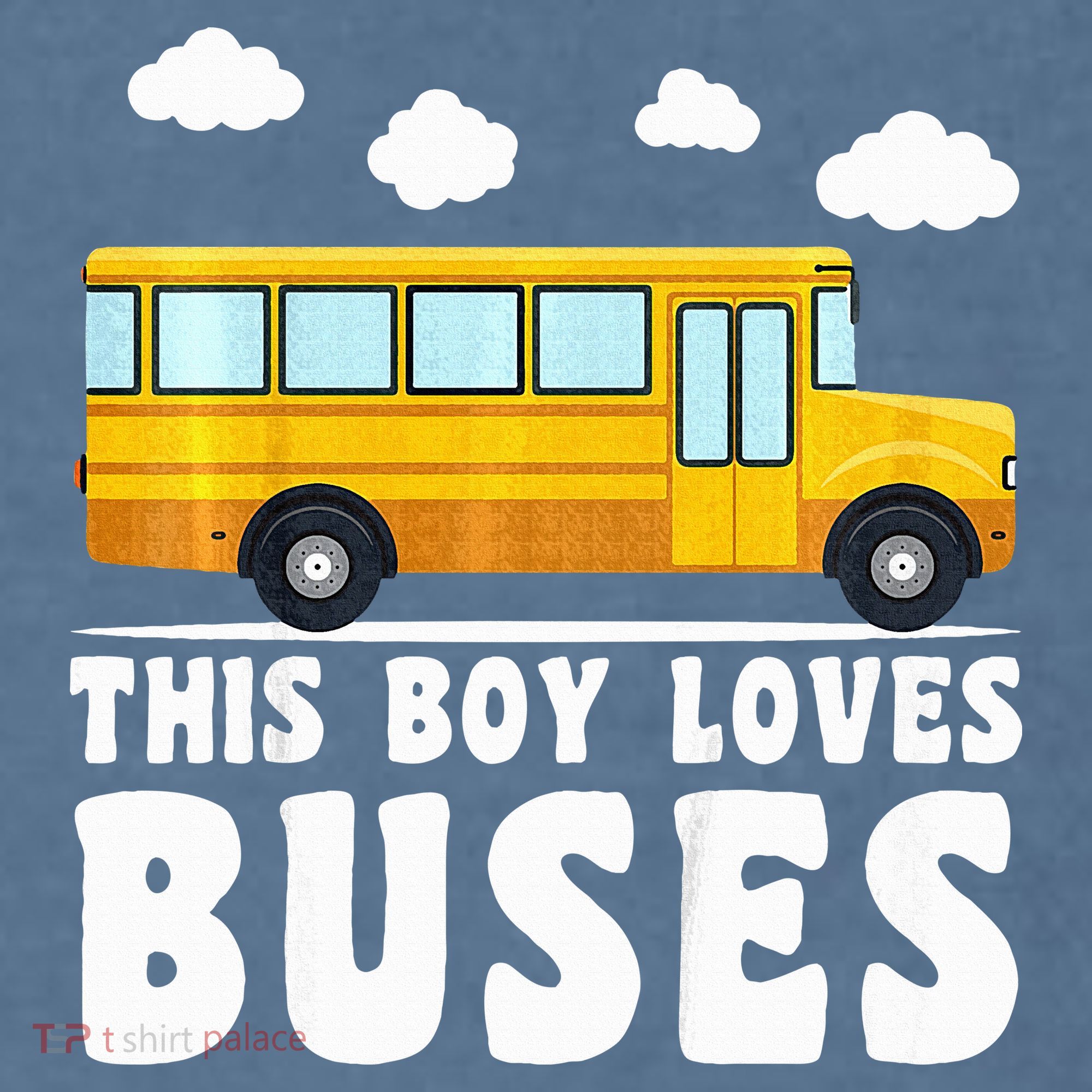 School Bus Funny Bus Lover This loves Buses Comfort Colors Garment-Dyed Hooded Sweatshirt