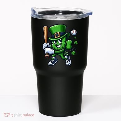 Shamrock Baseball Funny St Patricks Day Tumbler