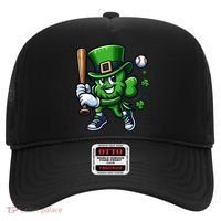 Shamrock Baseball Funny St Patricks Day Hat thumb 0