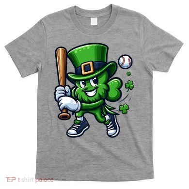 Shamrock Baseball Funny St Patricks Day T-Shirt