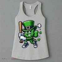 Shamrock Baseball Funny St Patricks Day Women's Tank Top thumb 3
