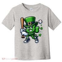 Shamrock Baseball Funny St Patricks Day Toddler T-Shirt thumb 0