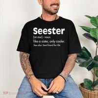 Sister Birthday Funny Gift With Funny Seester Definition Gift Comfort Colors T-Shirt thumb 3