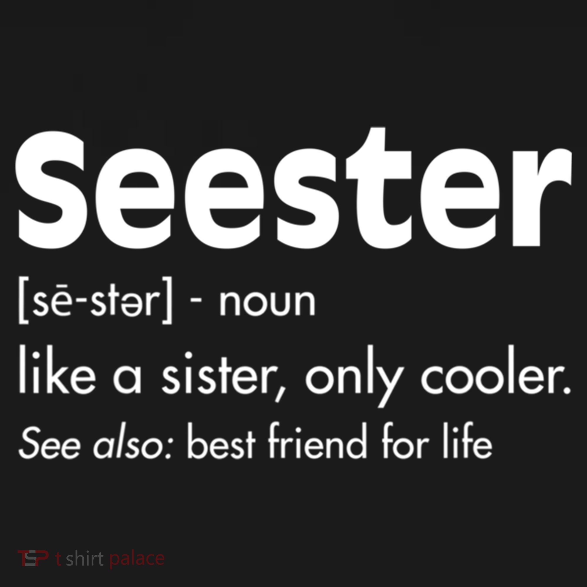 Sister Birthday Funny Gift With Funny Seester Definition Gift Bucket Hat