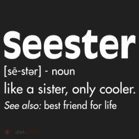 Sister Birthday Funny Gift With Funny Seester Definition Gift Beanie thumb 2